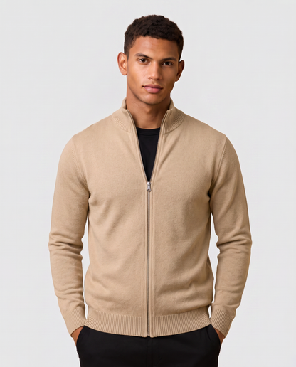 Virelle | Gilet Zippé Homme En Maille