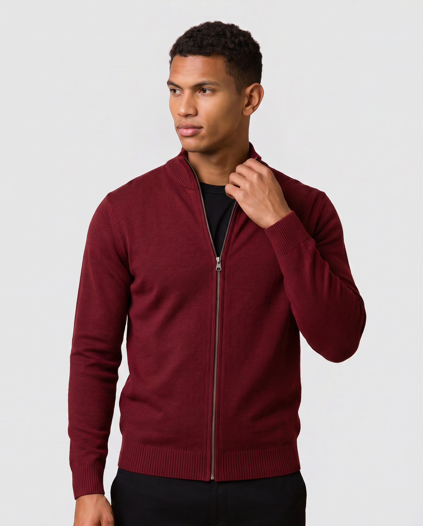 Virelle | Gilet Zippé Homme En Maille