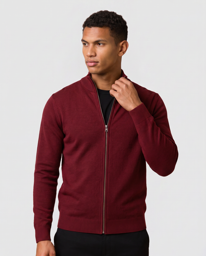 Virelle | Gilet Zippé Homme En Maille