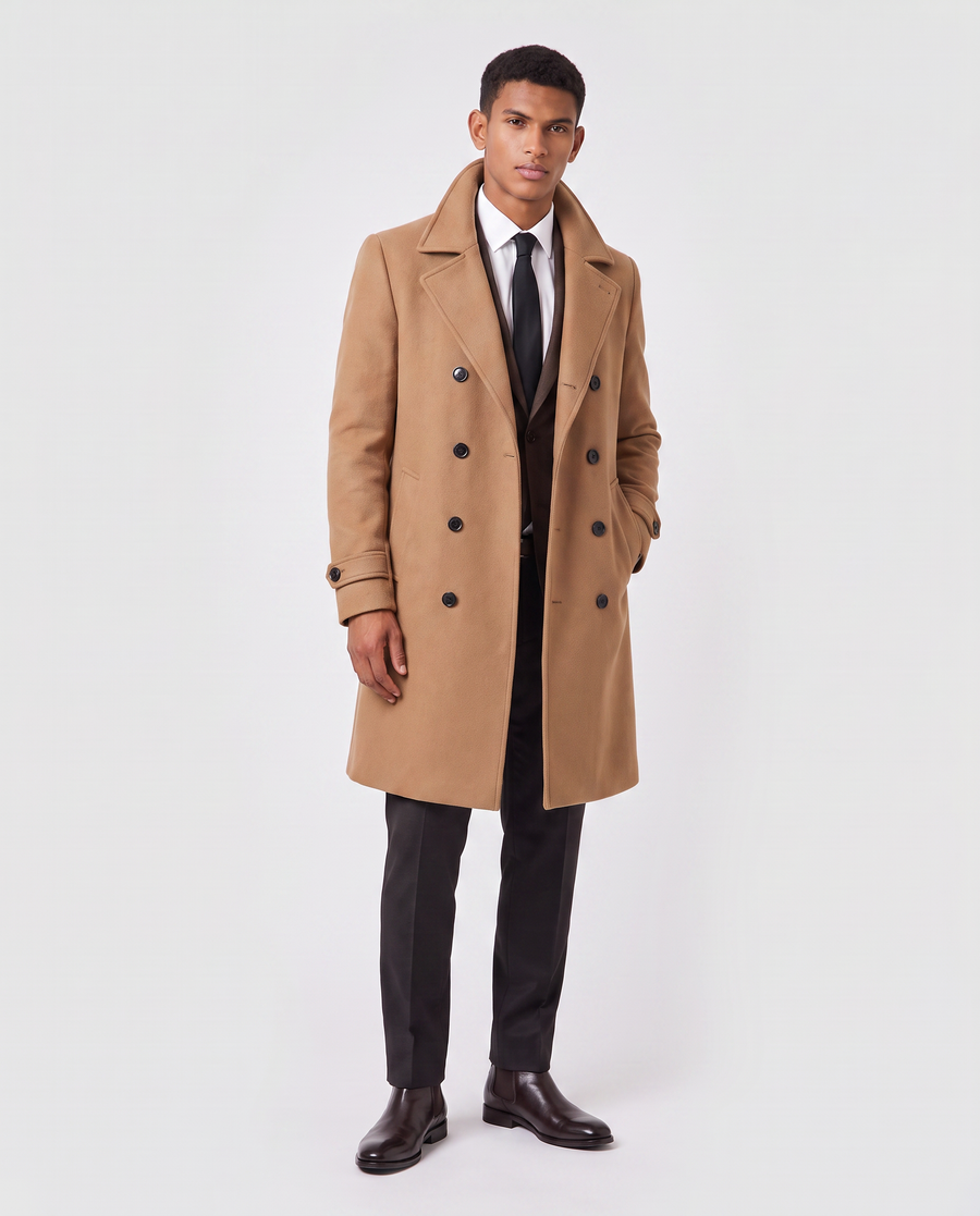 Virelle | Manteau Long Homme En Laine