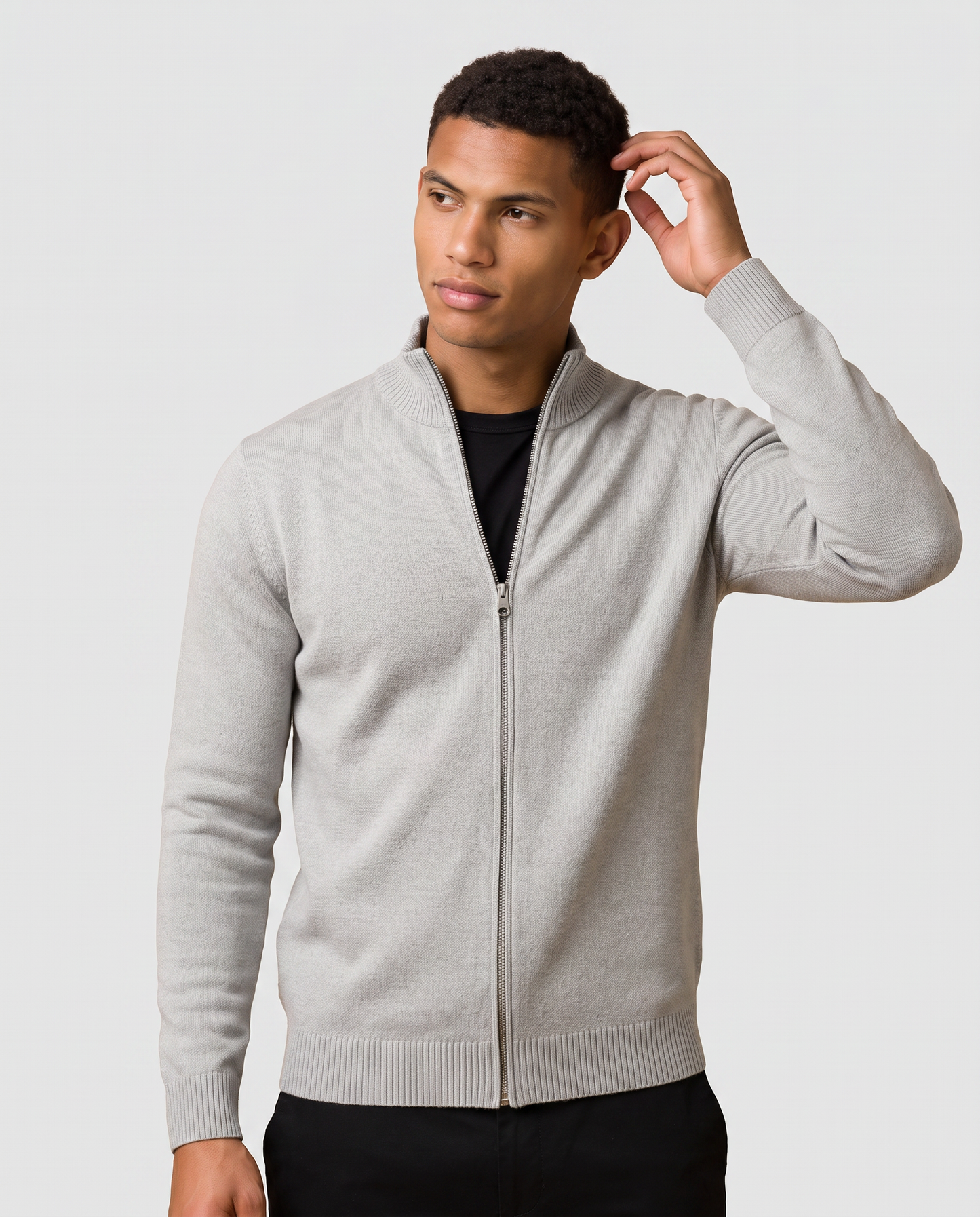 Virelle | Gilet Zippé Homme En Maille