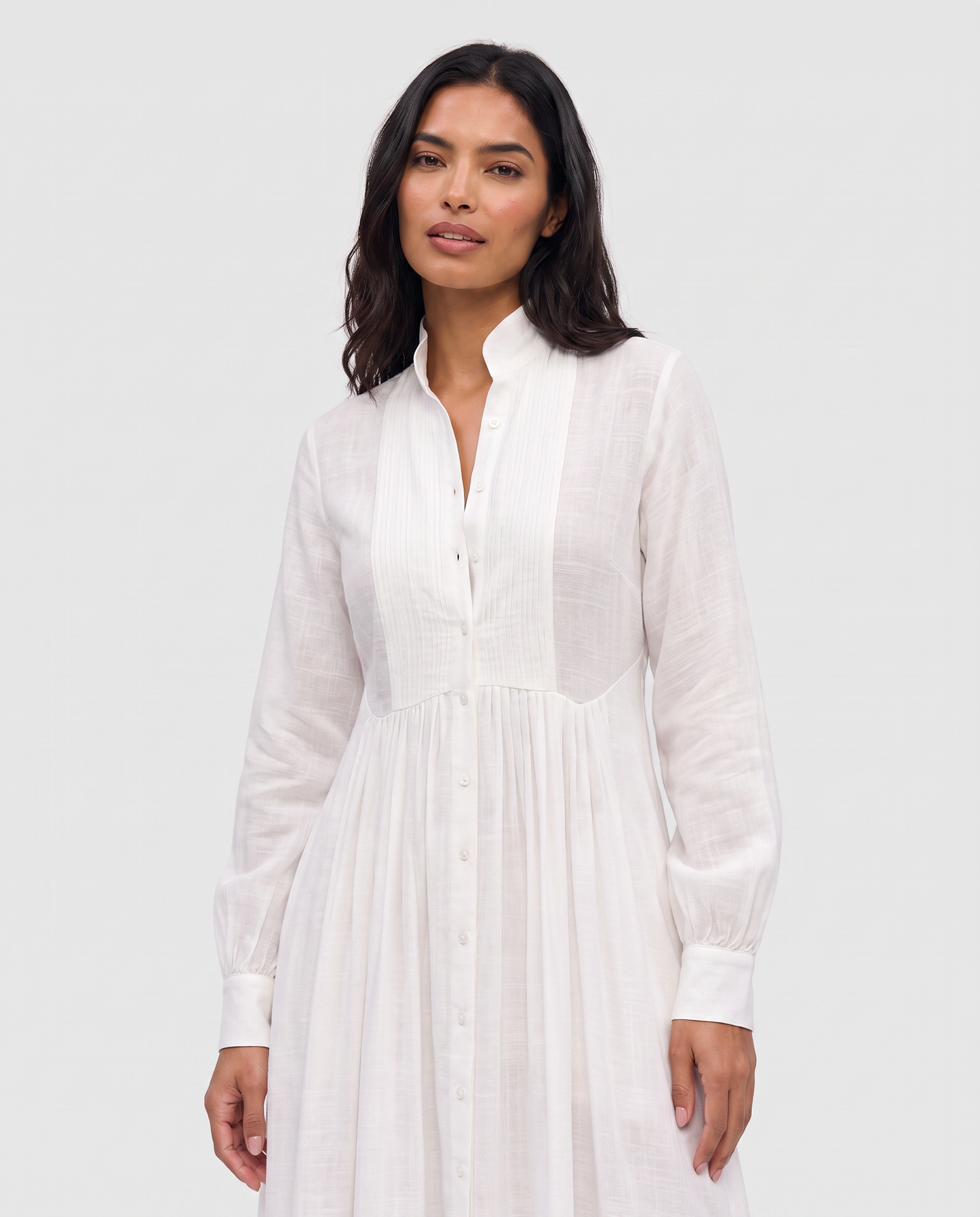 Virelle | Robe Longue Chemise Fluide