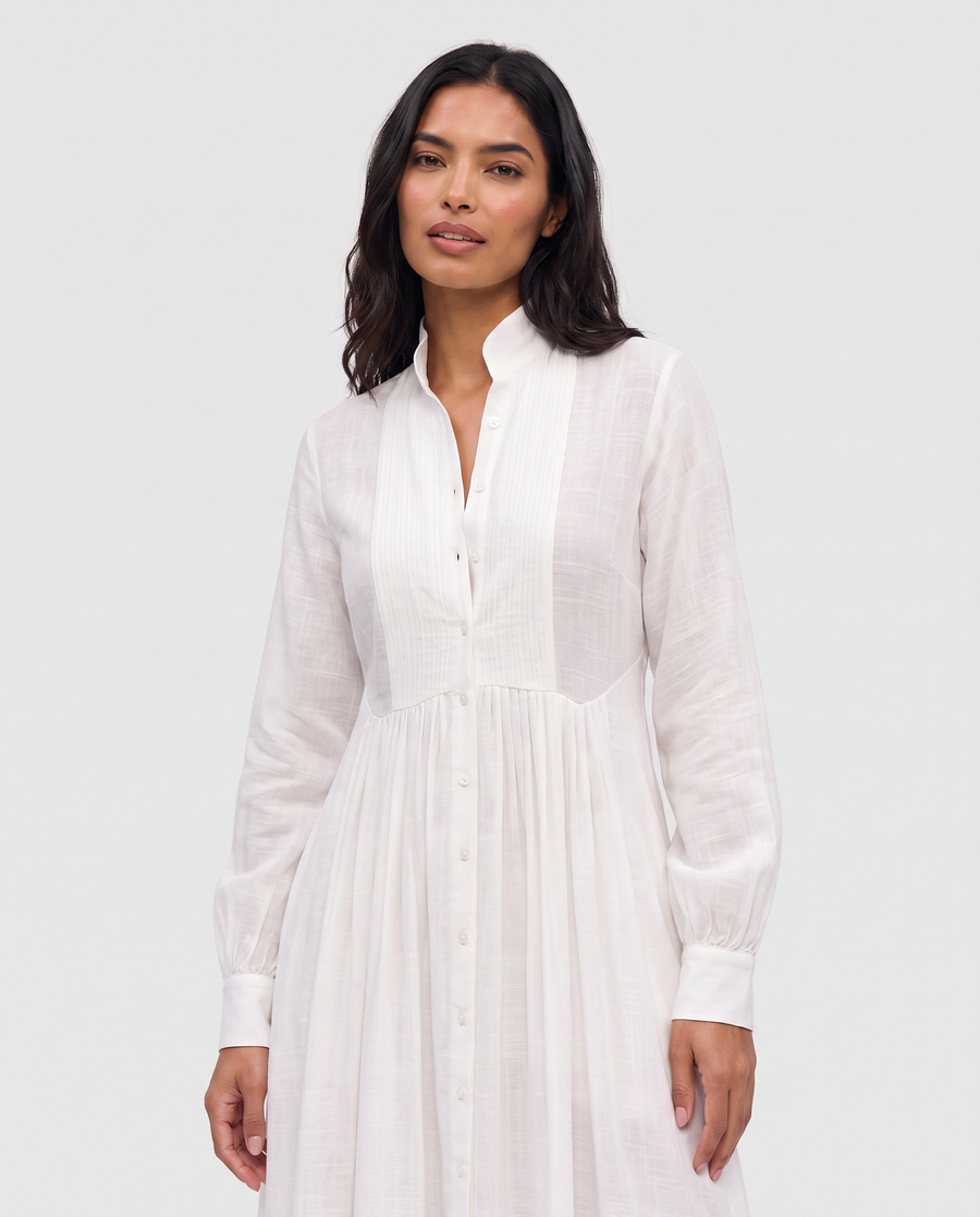 Virelle | Robe Longue Chemise Fluide