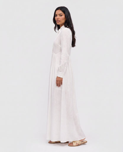 Virelle | Robe Longue Chemise Fluide