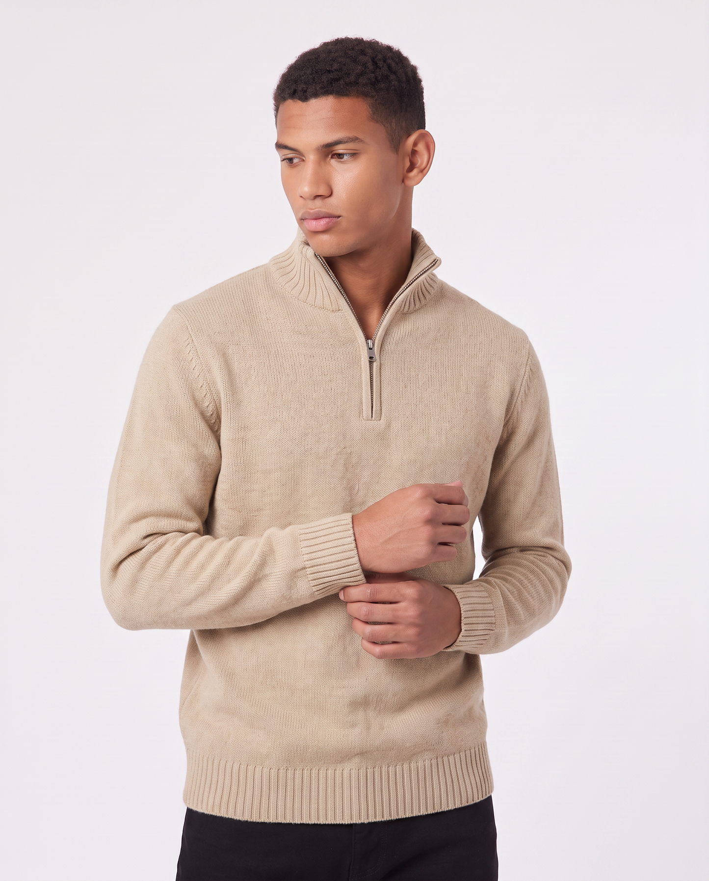 Virelle | Pull Demi-Zip Homme En Maille