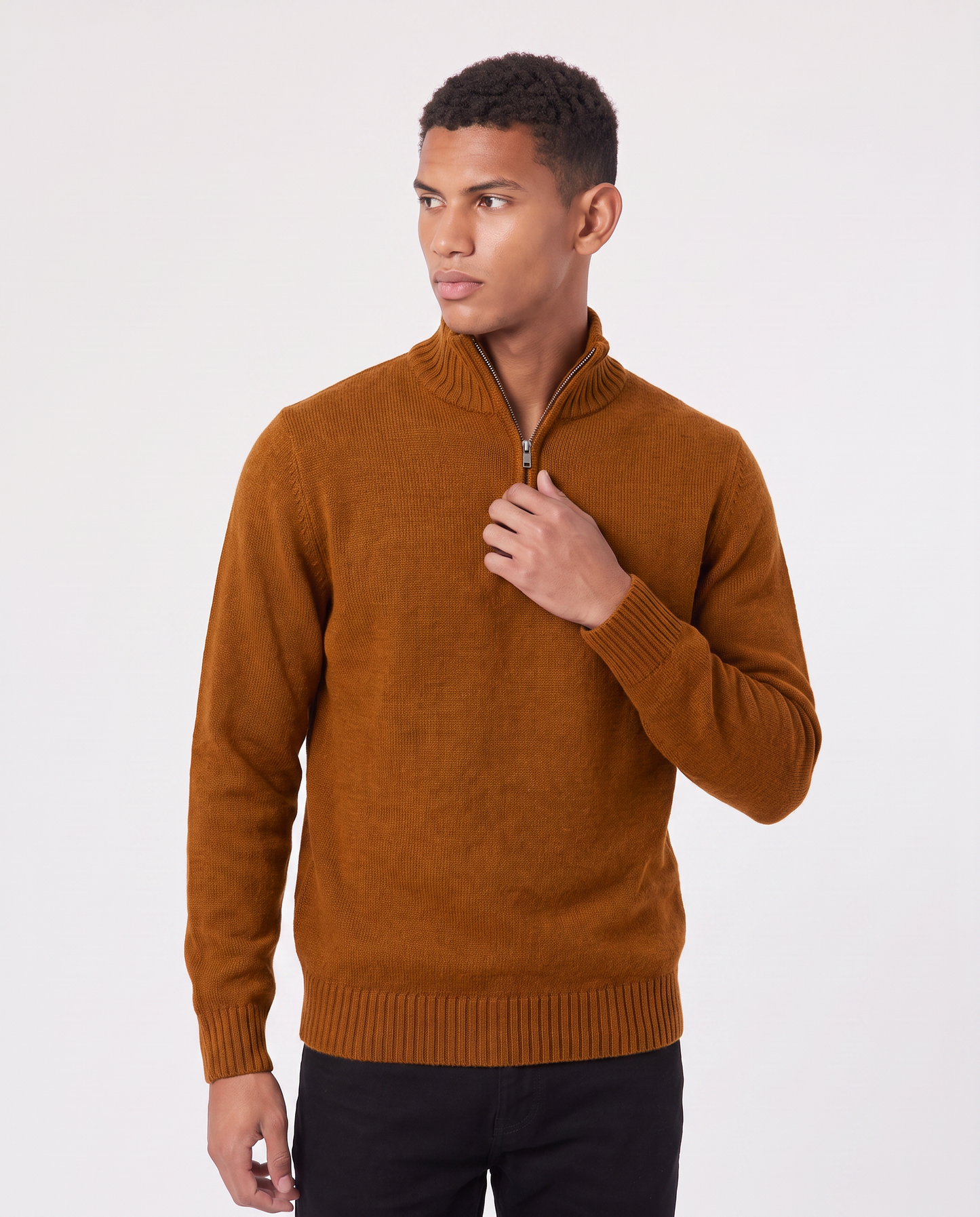 Virelle | Pull Demi-Zip Homme En Maille