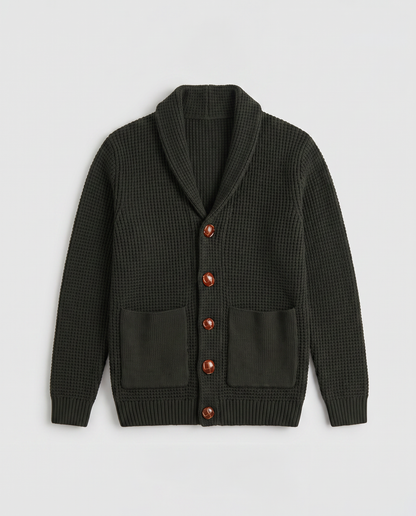 Virelle | Cardigan Homme Vintage En Maille