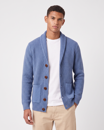 Virelle | Cardigan Homme Vintage En Maille