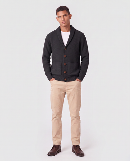 Virelle | Cardigan Homme Vintage En Maille