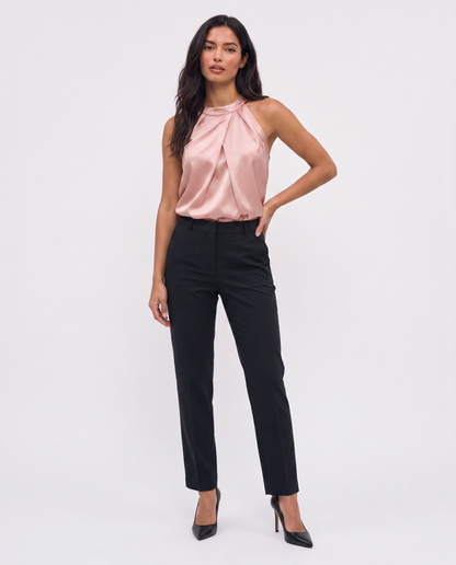 Virelle | Blouse Satin Col Halter