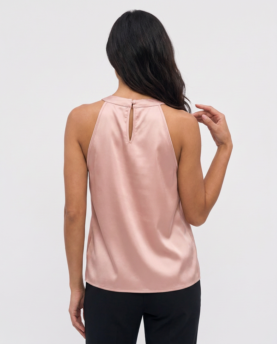 Virelle | Blouse Satin Col Halter
