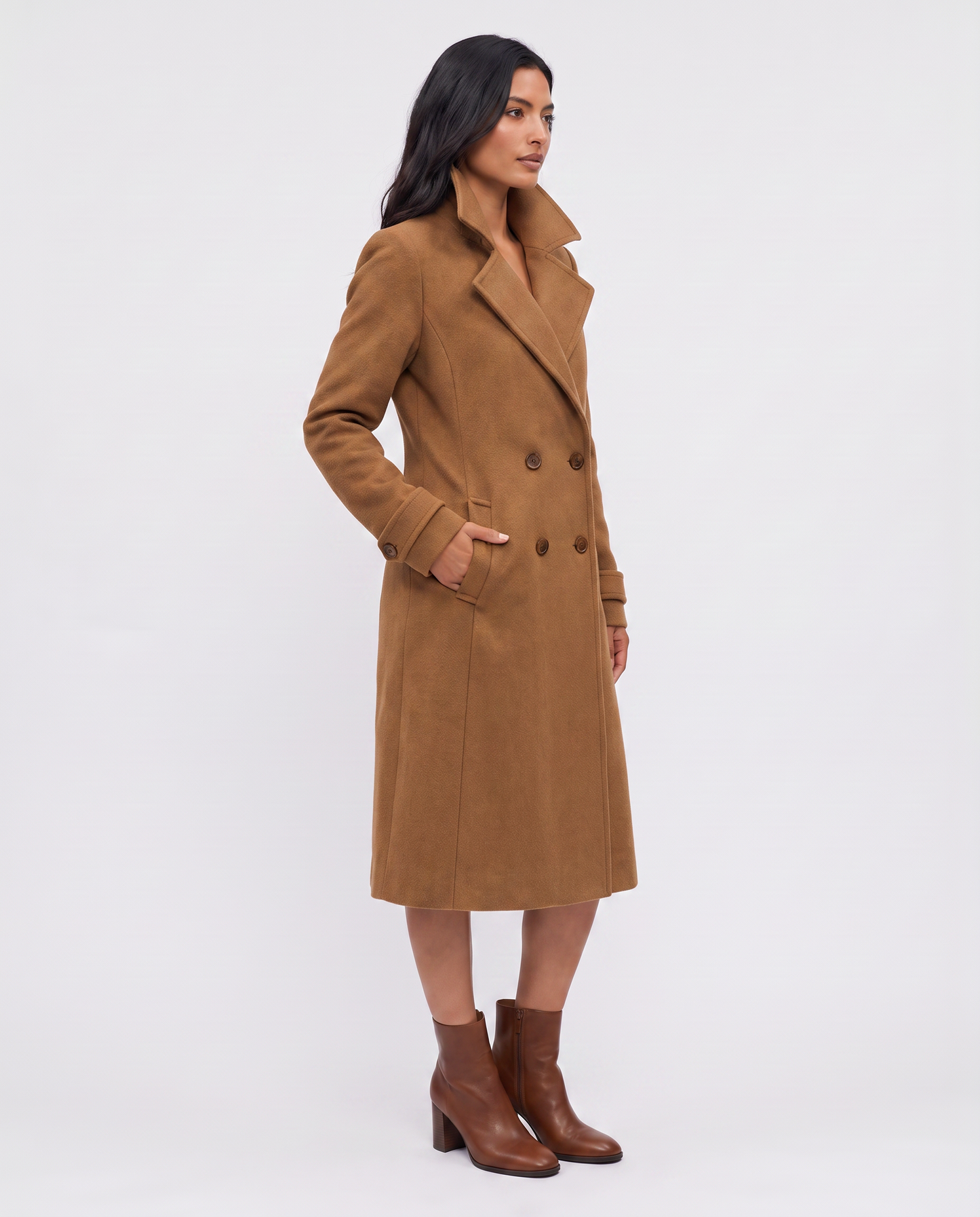 Virelle | Manteau Long En Laine Femme