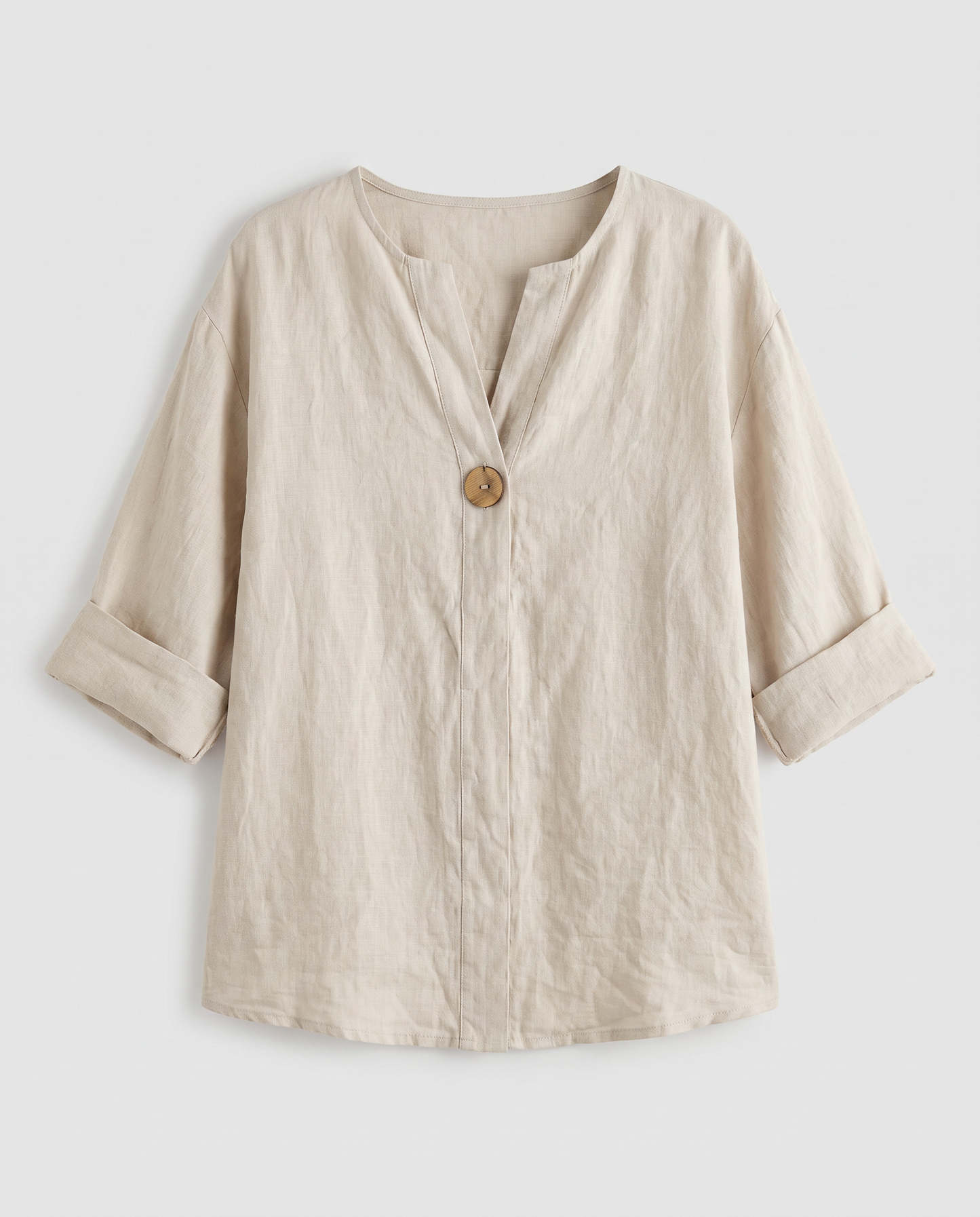 Virelle | Blouse En Lin Col V