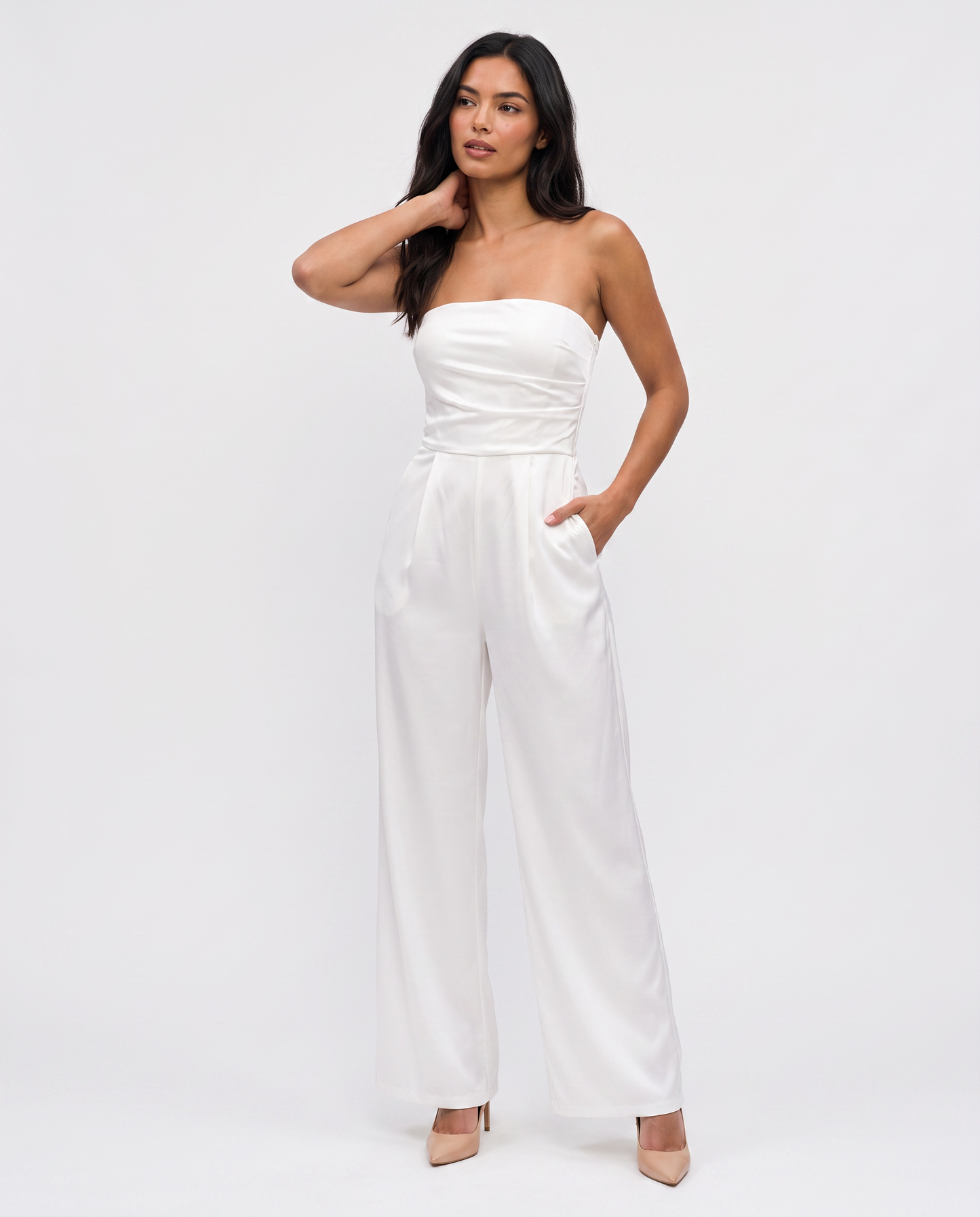 Virelle | Combinaison Satinée Bustier