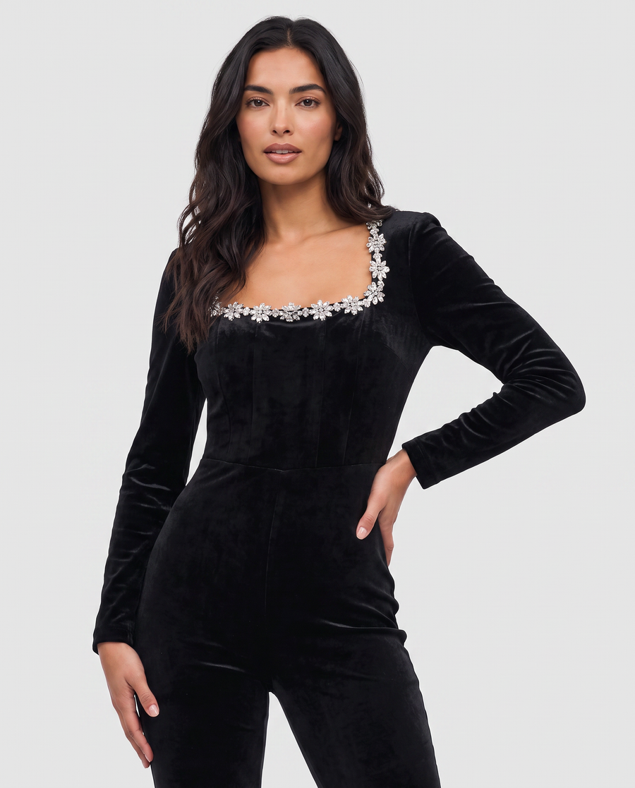Virelle | Combinaison En Velours Femme