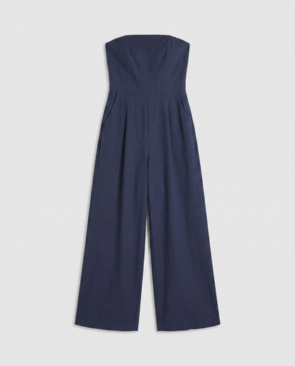 Virelle | Combinaison Bandeau À Jambes Larges