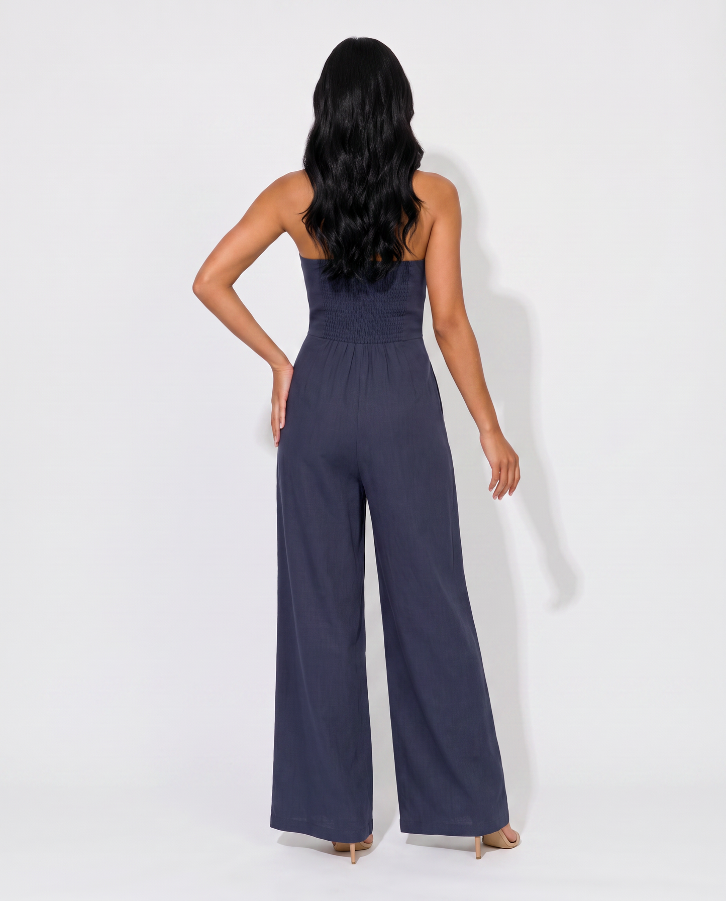 Virelle | Combinaison Bandeau À Jambes Larges