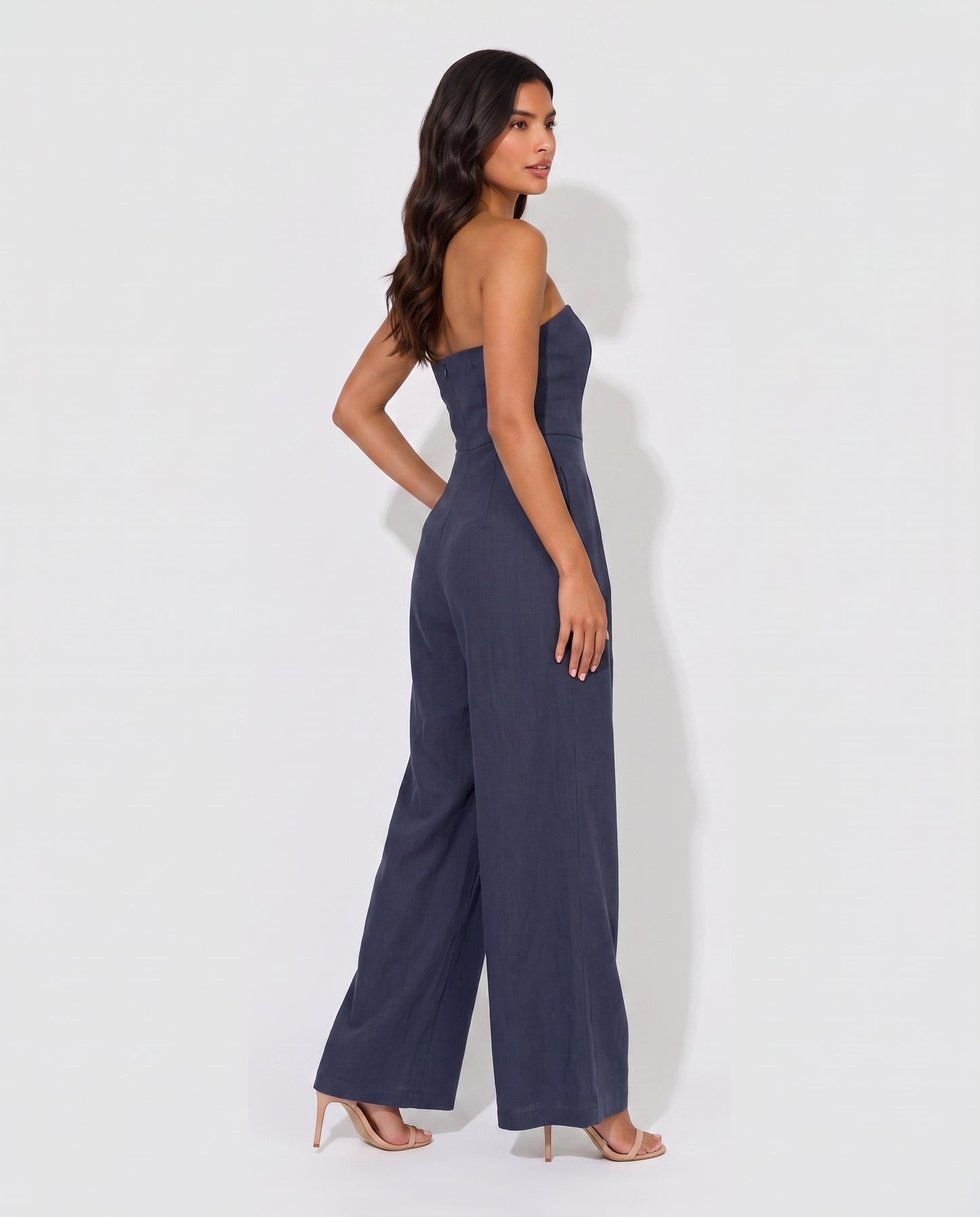 Virelle | Combinaison Bandeau À Jambes Larges