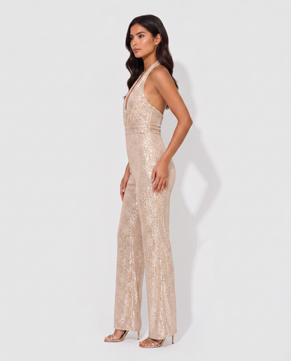 Virelle | Combinaison Halter Pailletée