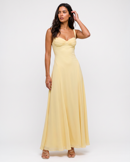 Virelle | Robe Maxi À Fines Bretelles