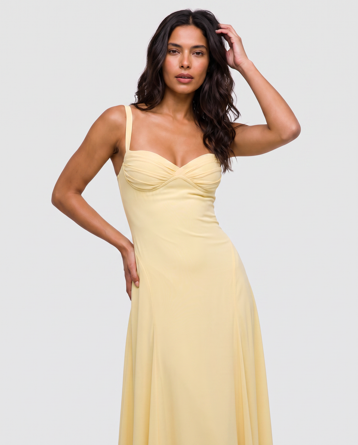 Virelle | Robe Maxi À Fines Bretelles