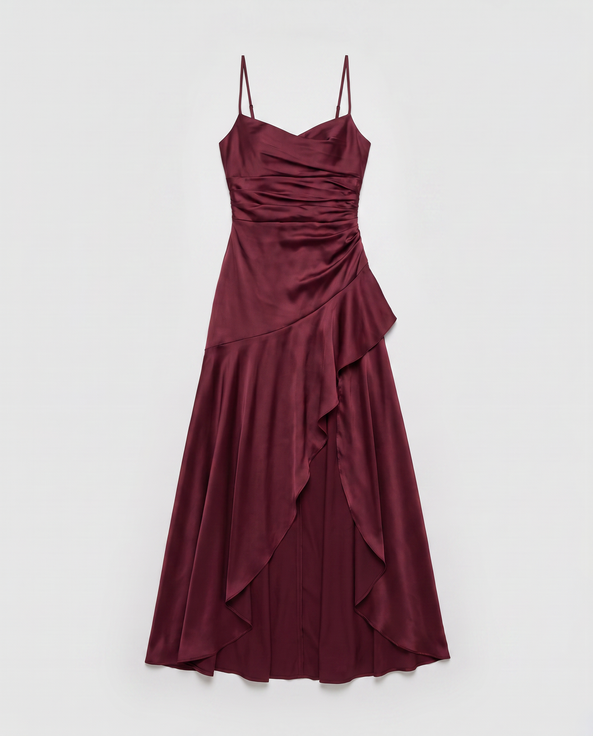 Virelle | Robe Maxi Satinée Fendue