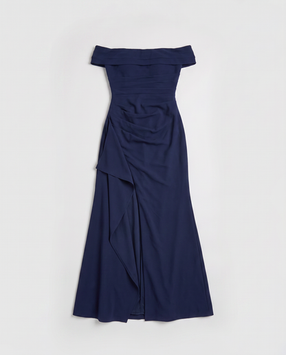 Virelle | Robe Maxi Bardot Fendue
