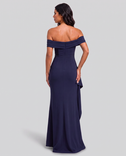 Virelle | Robe Maxi Bardot Fendue