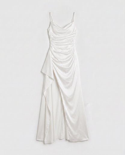 Virelle | Robe Maxi À Fente Drapée