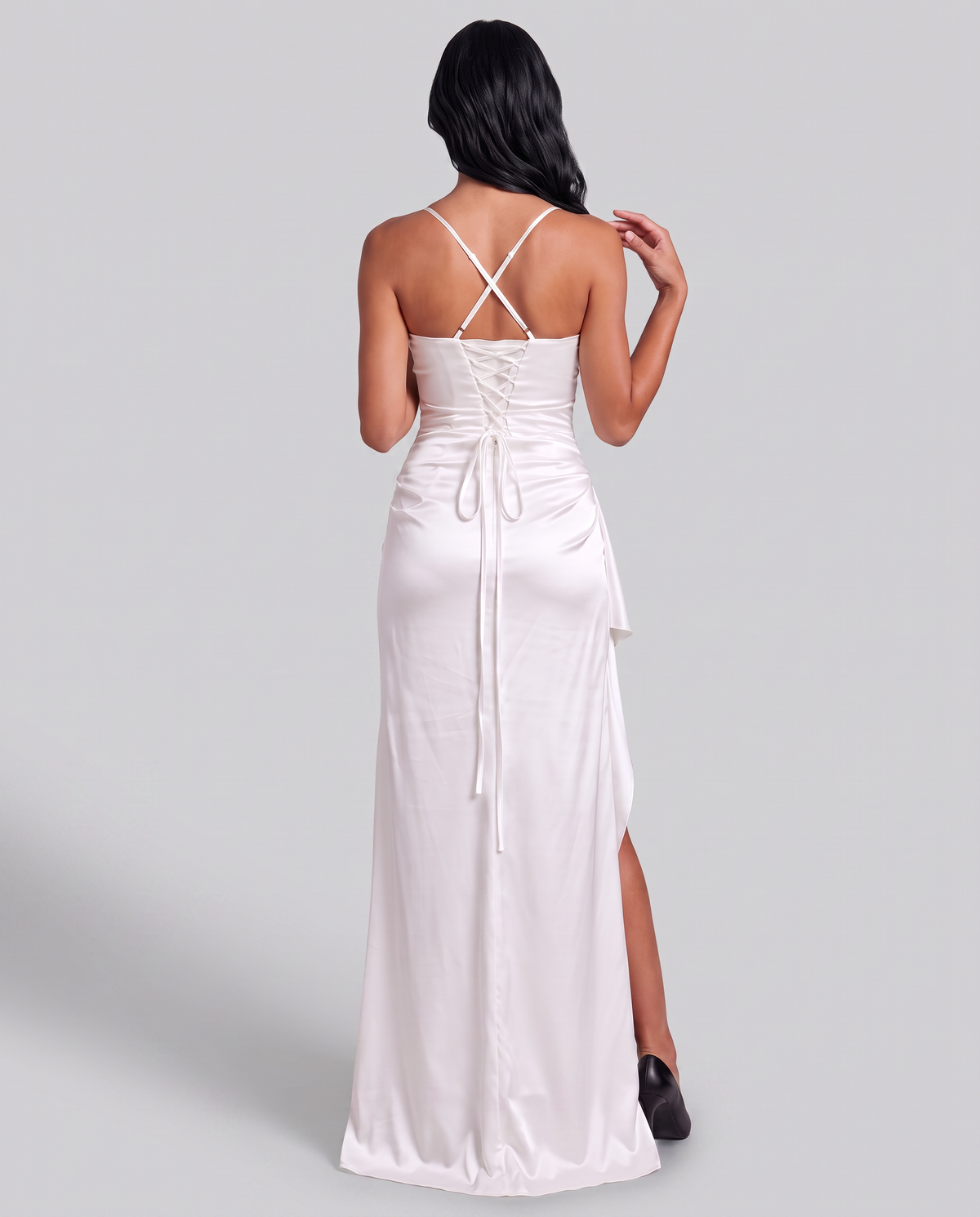 Virelle | Robe Maxi À Fente Drapée
