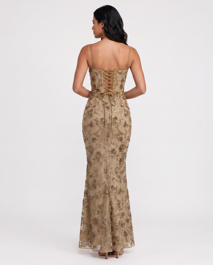 Virelle | Robe Maxi Brodée Femme