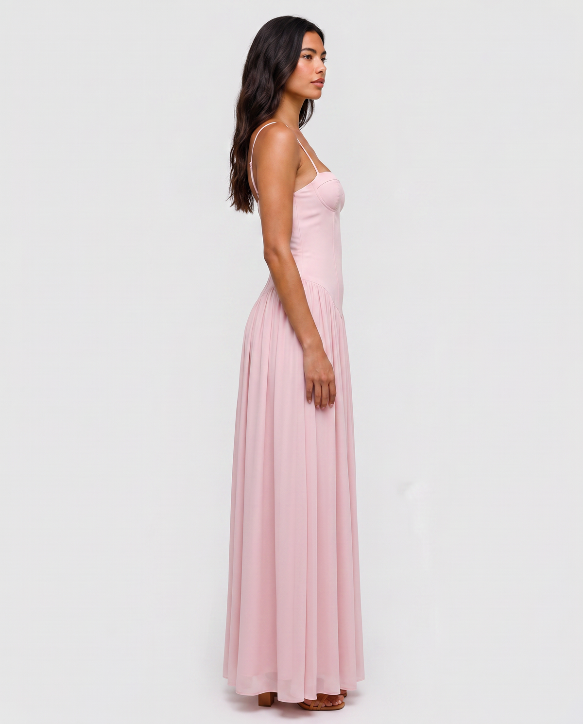 Virelle | Robe Maxi Corset À Laçage