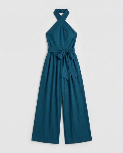 Virelle | Combinaison Lin Col Halter