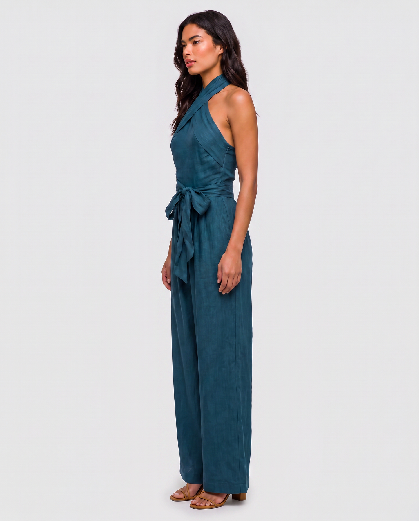 Virelle | Combinaison Lin Col Halter