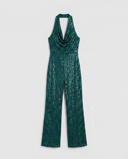 Virelle | Combinaison Pailletée Col Halter