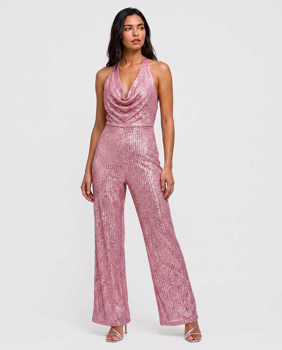Virelle | Combinaison Pailletée Col Halter