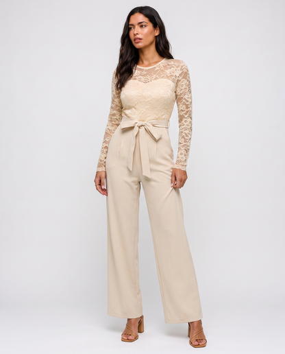 Virelle | Combinaison Dentelle Manches Longues