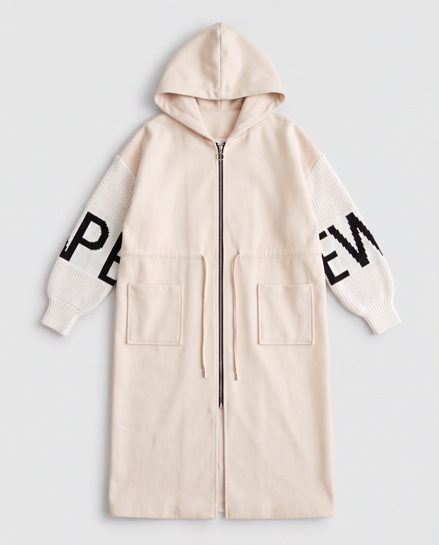 Virelle | Cardigan Long À Capuche