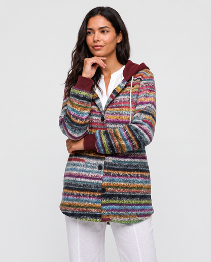 Virelle | Veste À Carreaux Avec Capuche