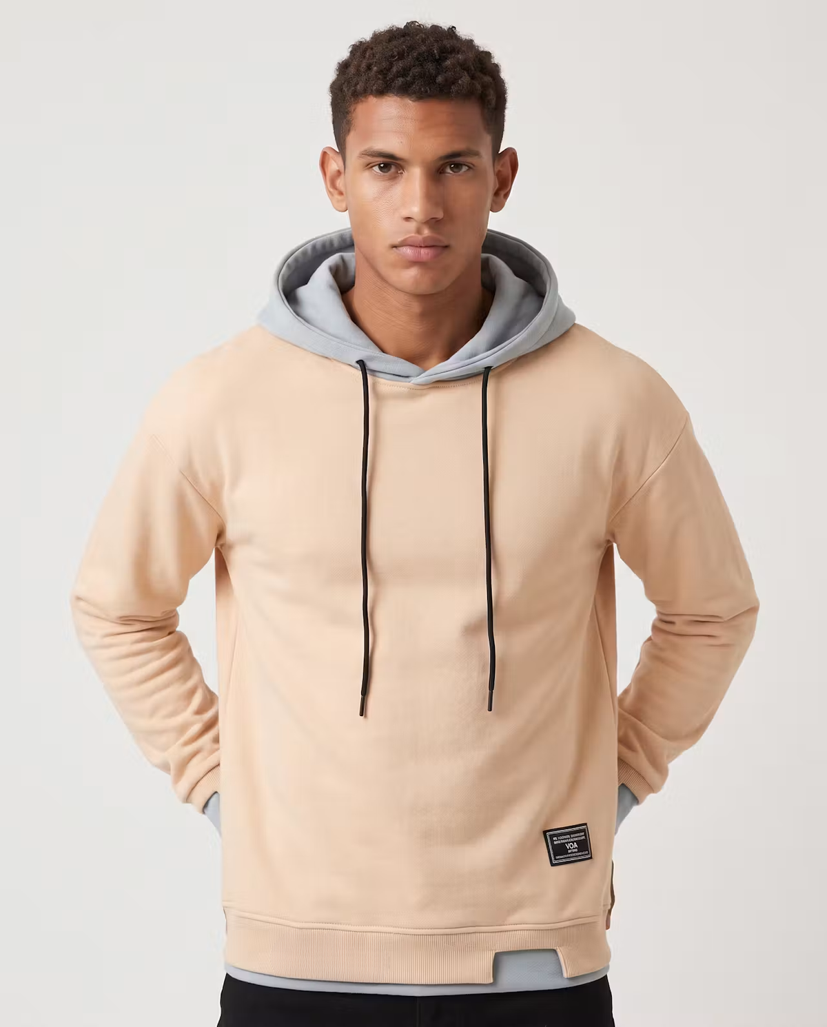Virelle | Sweat à Capuche Homme Bicolore