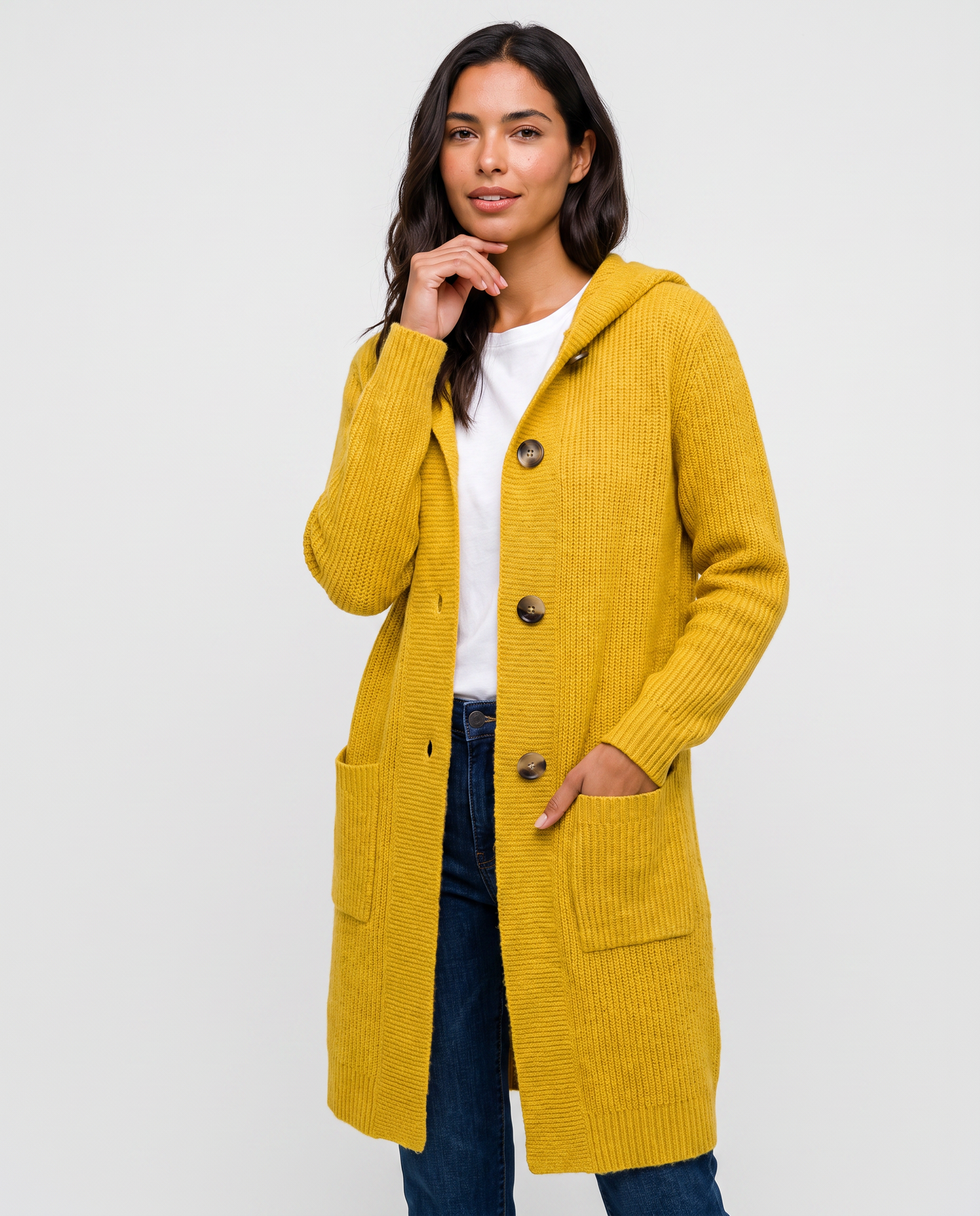 Virelle | Cardigan Long Boutonné Femme