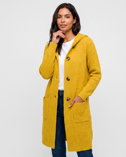 Virelle | Cardigan Long Boutonné Femme