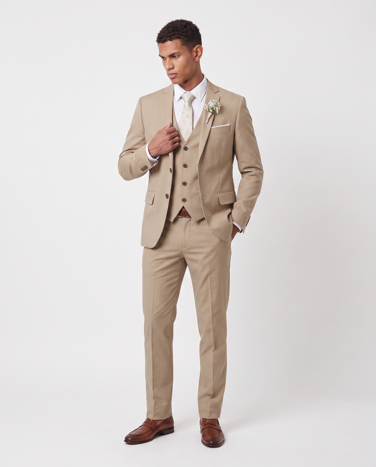 Virelle | Costume Homme 3 Pièces en Lin