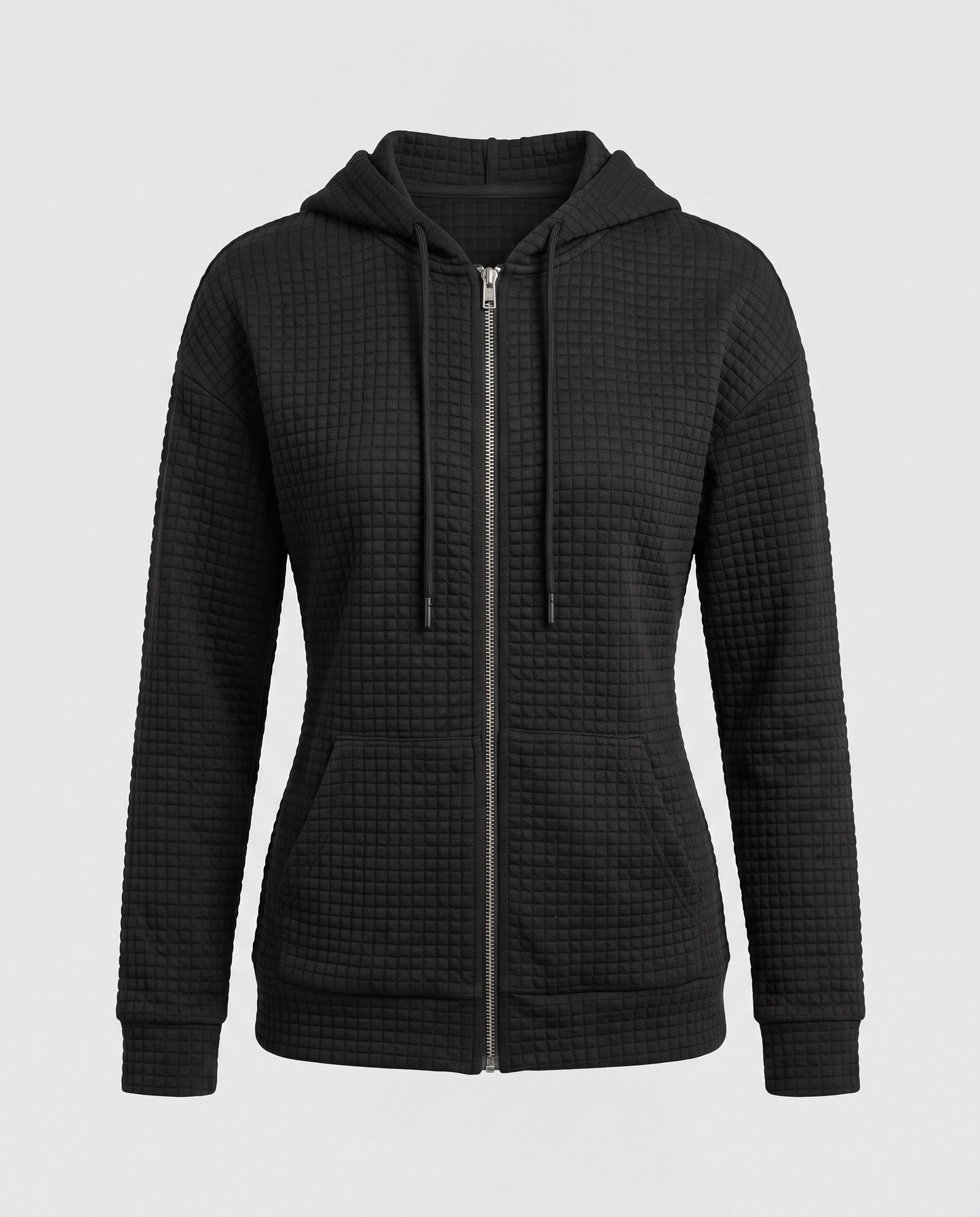 Virelle | Hoodie Zippé Texturé Femme
