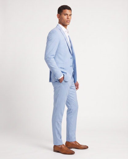 Virelle | Costume Homme 3 Pièces Bleu Ciel