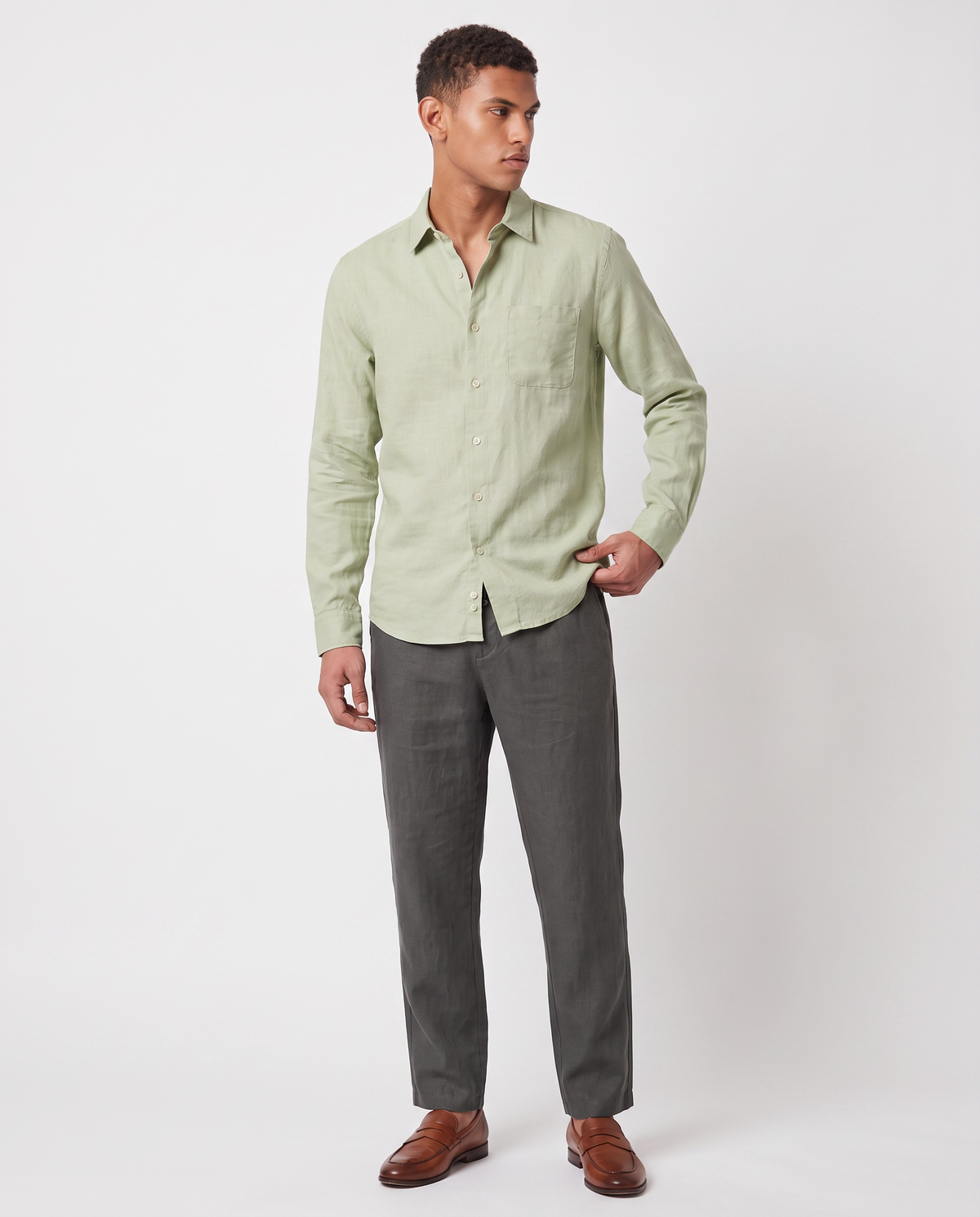 Virelle | Ensemble Chemise Et Pantalon En Lin