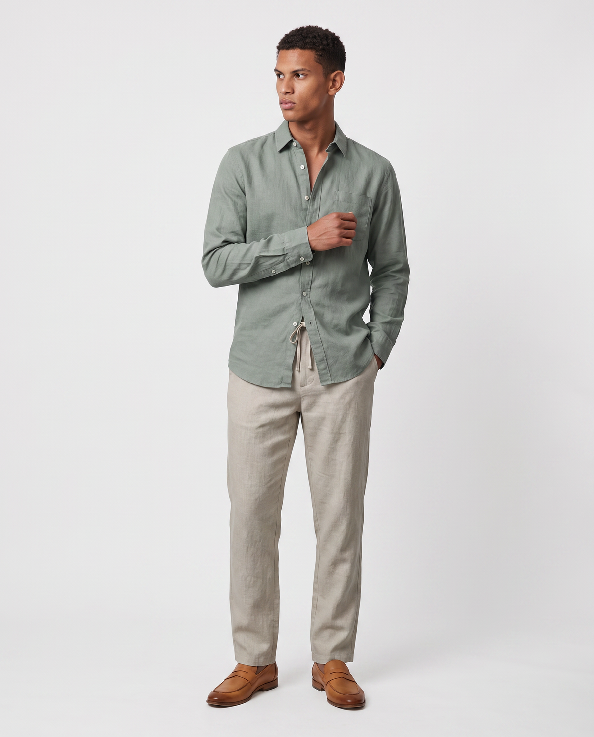 Virelle | Ensemble Chemise Et Pantalon En Lin