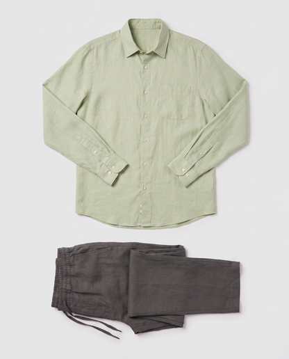 Virelle | Ensemble Chemise Et Pantalon En Lin