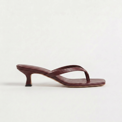Virelle | Sandales Femme à Petit Talon et Bout Carré