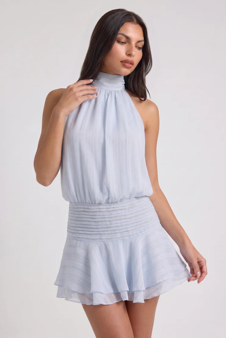 Virelle | Robe Dos Nu En Mousseline Avec Ourlet Asymétrique